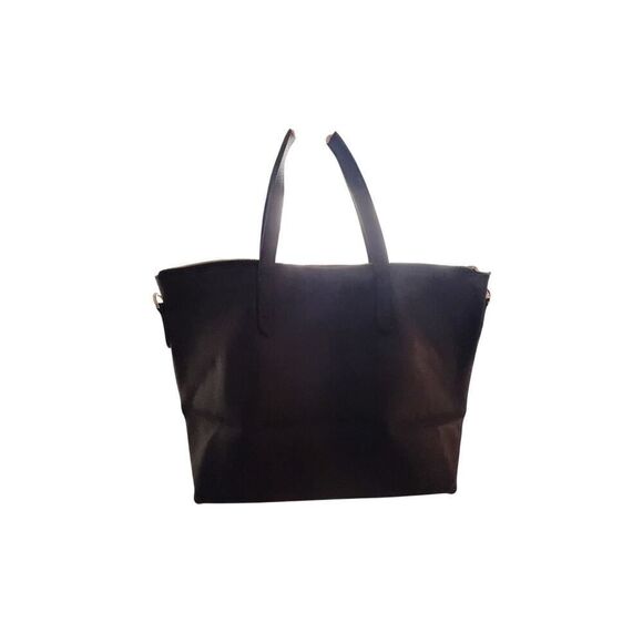 Cuyana small zipper tote bag black top handle one size - Picture 2 of 8